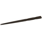 Black Non - Slip Scalloped Melamine Chopsticks