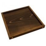 Yakisugi Wooden Base with Edge