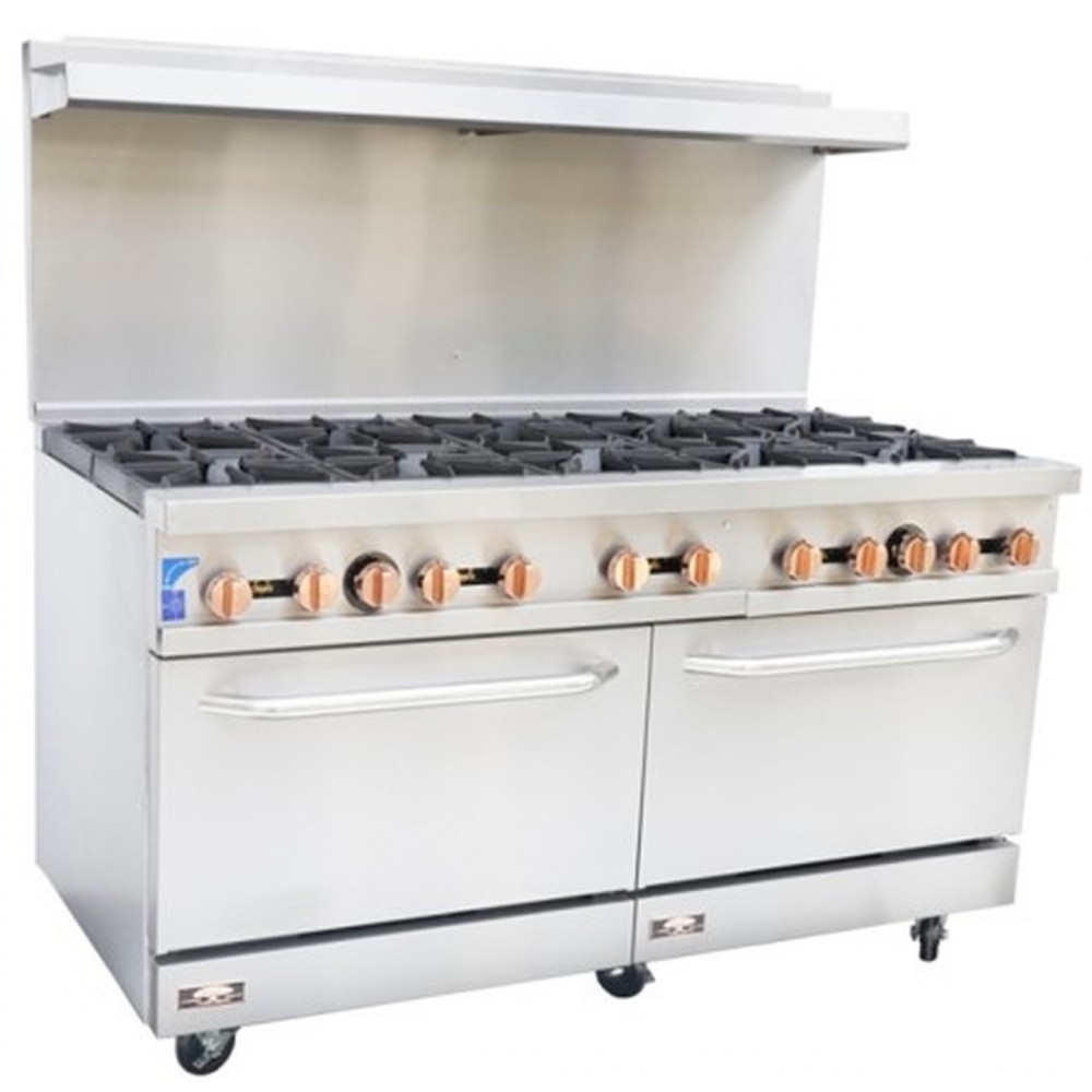 Copper Beech CBR-10 10 Open Burner Gas Range w/ Oven