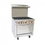 Copper Beech CBR-6 Range, 36" Restaurant, Gas