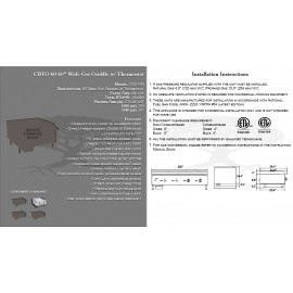 Copper Beech CBTG-60 60" Wide Gas Griddle w/ Thermostat