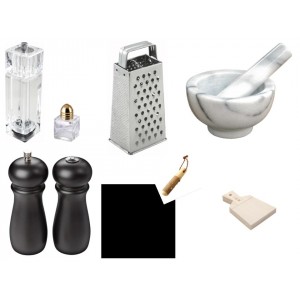 Salt & Pepper Mills, Graters & Mortars (0)