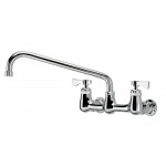 ROYAL SINK FAUCET 8" CENTER WALL MOUNT 12" SPOUT, 14-812L