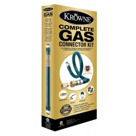 GAS CONNECTOR COMPLETE KIT, 1/2"X48"