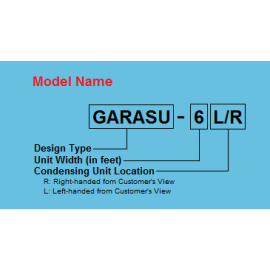 ***FREE SHIPPING*** Sushi Case GARASU "Wide Flat Top" Self-Contained Model-GARASU-5R