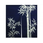 BLUE NOREN WITH WHITE BAMBOO 