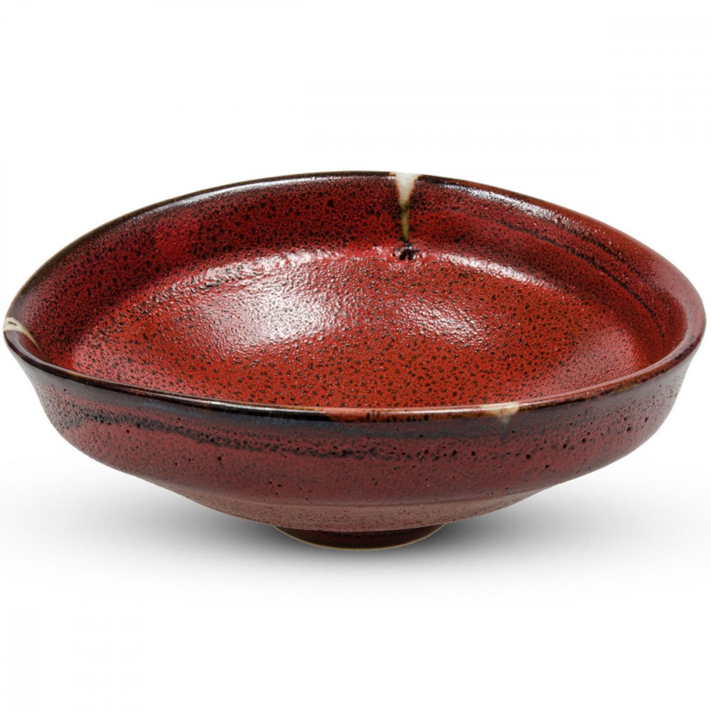 Shuin Red Round Bowl