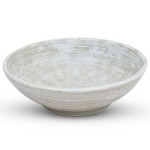 Sougetsu Gray Textured Round Bowl