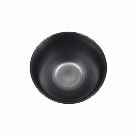 Tessa Black Round Salad Bowl