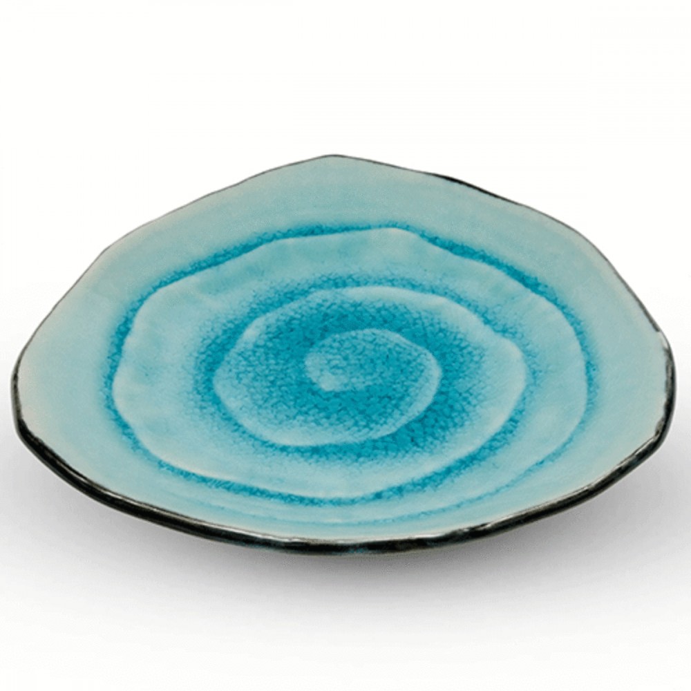 Sky Blue Triangular Plate