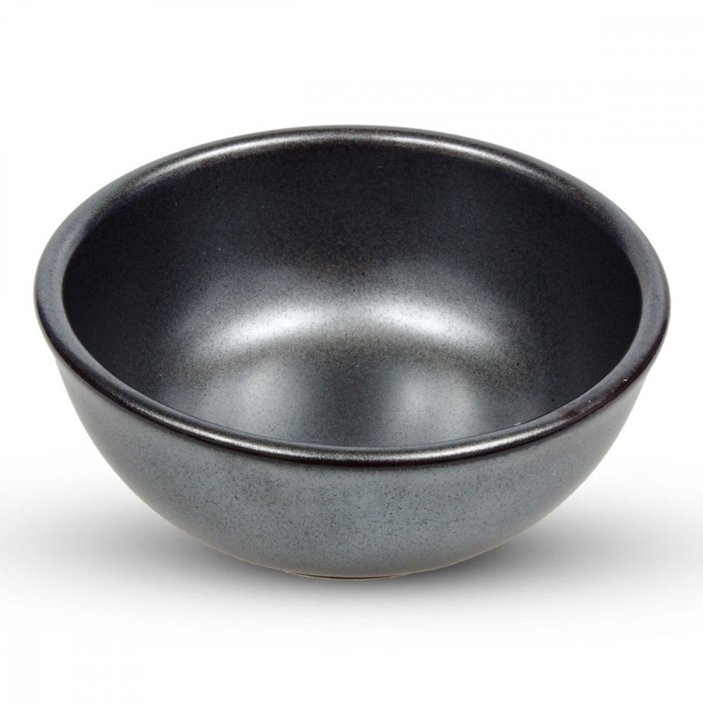 Tessa Black Round Sauce Dish