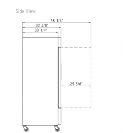 ***FREE SHIPPING*** Dukers  D55F 2-Door Commercial Freezer