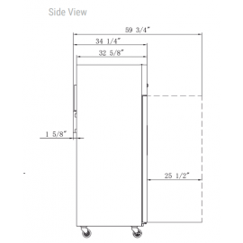 ***FREE SHIPPING*** Dukers D83AF Commercial 3-Door Top Mount Freezer