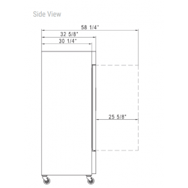 *Free shipping, please email order@jfkkitchen.com for the special offer* Dukers  D83F 3-Door Commercial Reach-in Freezer