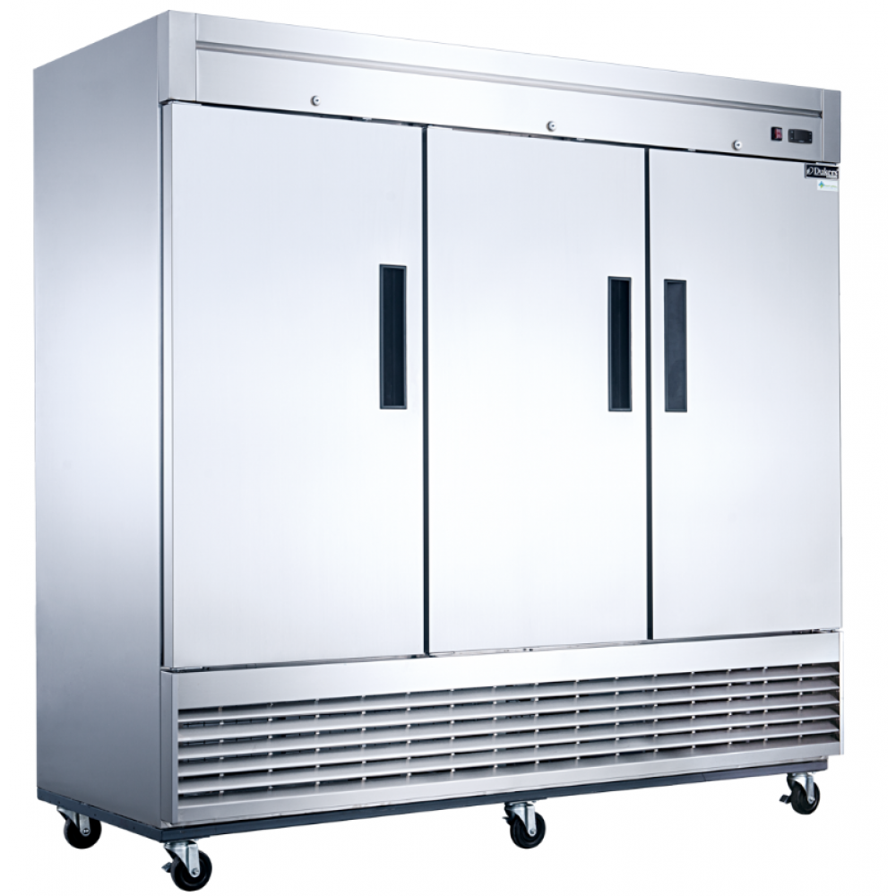 *Free shipping, please email order@jfkkitchen.com for the special offer* Dukers  D83F 3-Door Commercial Reach-in Freezer