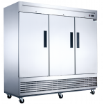 *Free shipping, please email order@jfkkitchen.com for the special offer* Dukers  D83F 3-Door Commercial Reach-in Freezer