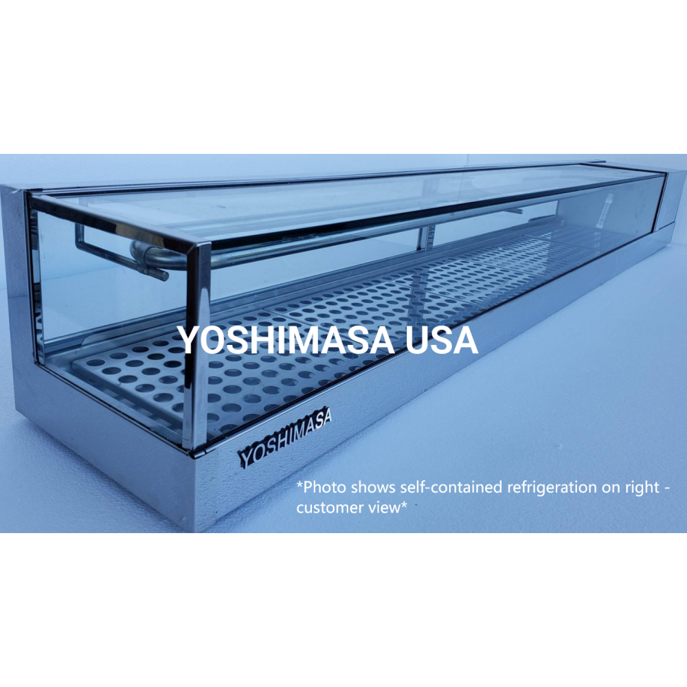 ***FREE SHIPPING*** Sushi Case GARASU "Wide Flat Top" Self-Contained Model-GARASU-3L