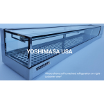 ***FREE SHIPPING*** Sushi Case GARASU "Wide Flat Top" Self-Contained Model-GARASU-3L