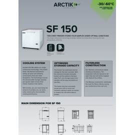 ***Free Shipping*** Arctiko Chest Super Freezer, JSF150    *Free shipping, please email order@jfkkitchen.com for the special offer*