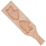 WOODEN MOLD-DOUBLE FISH, FJCY6