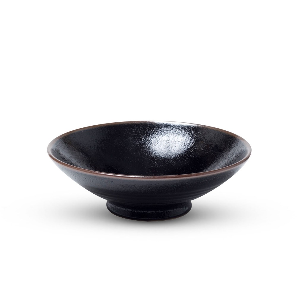 Yuzu Tenmoku Black Bowl