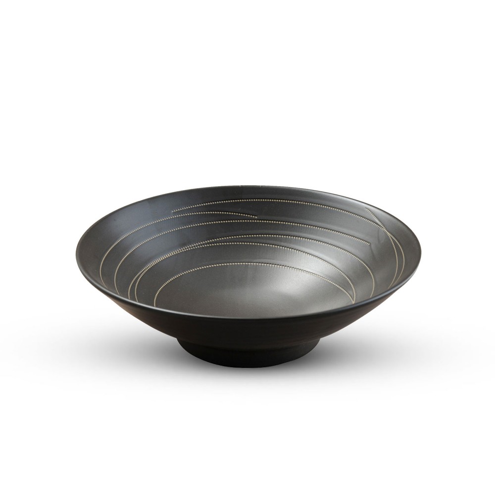 Stitch Large Black Bowl