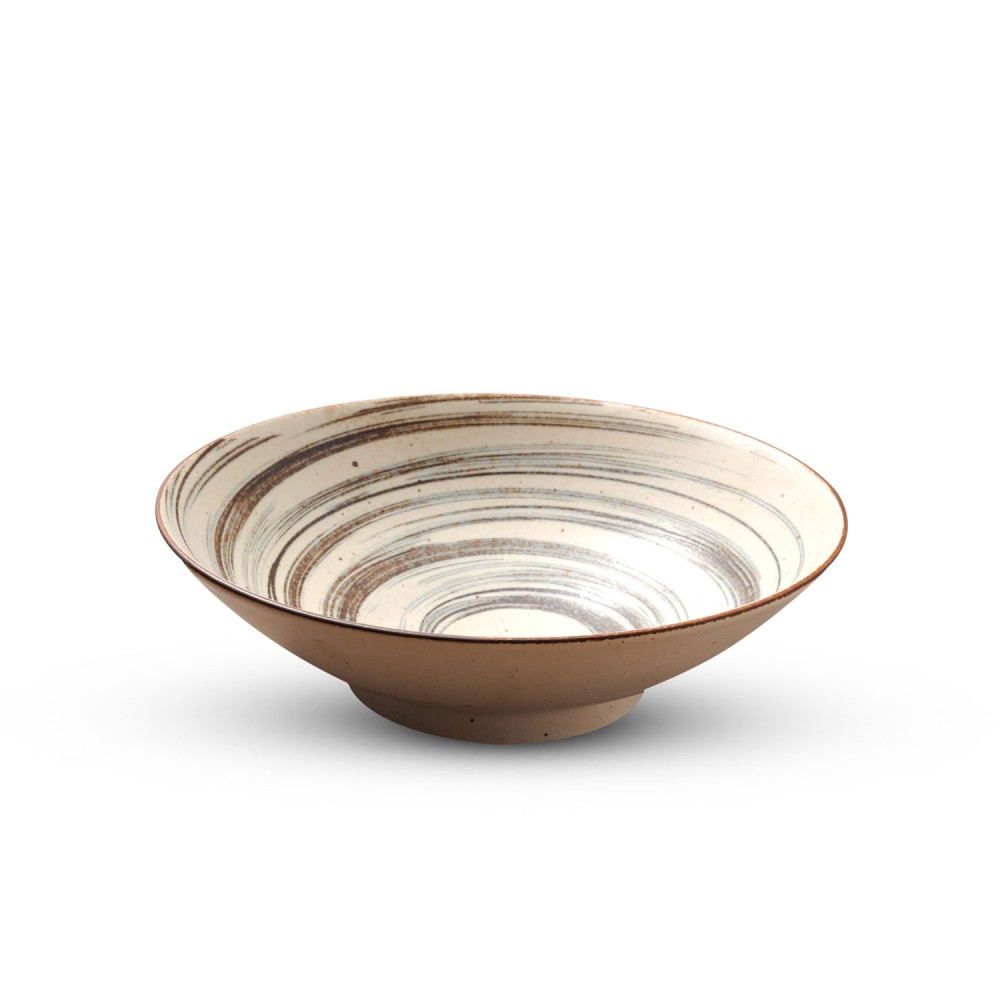 Brown Swirl Bowl