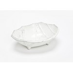 Irregular Shaped White Footed Bowl