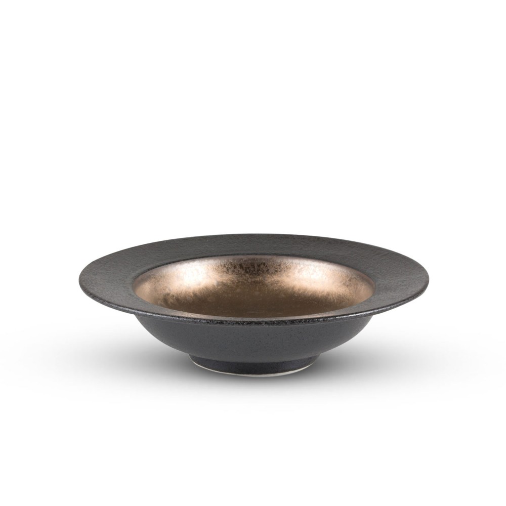 Rustic Gold Round Bowl