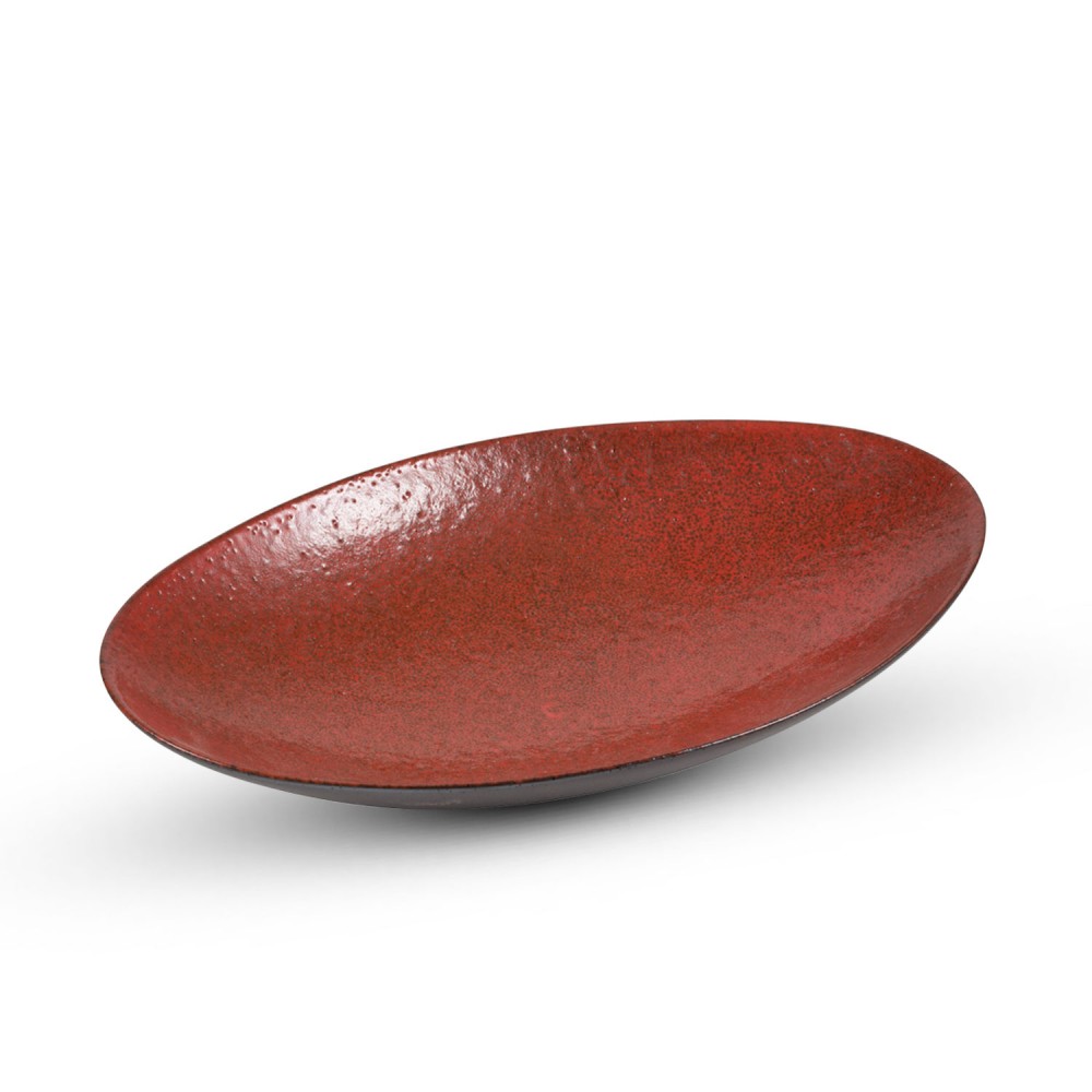 Milano Red Oval Bowl