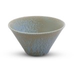 Zorba Blue Abstract Wide Bowl