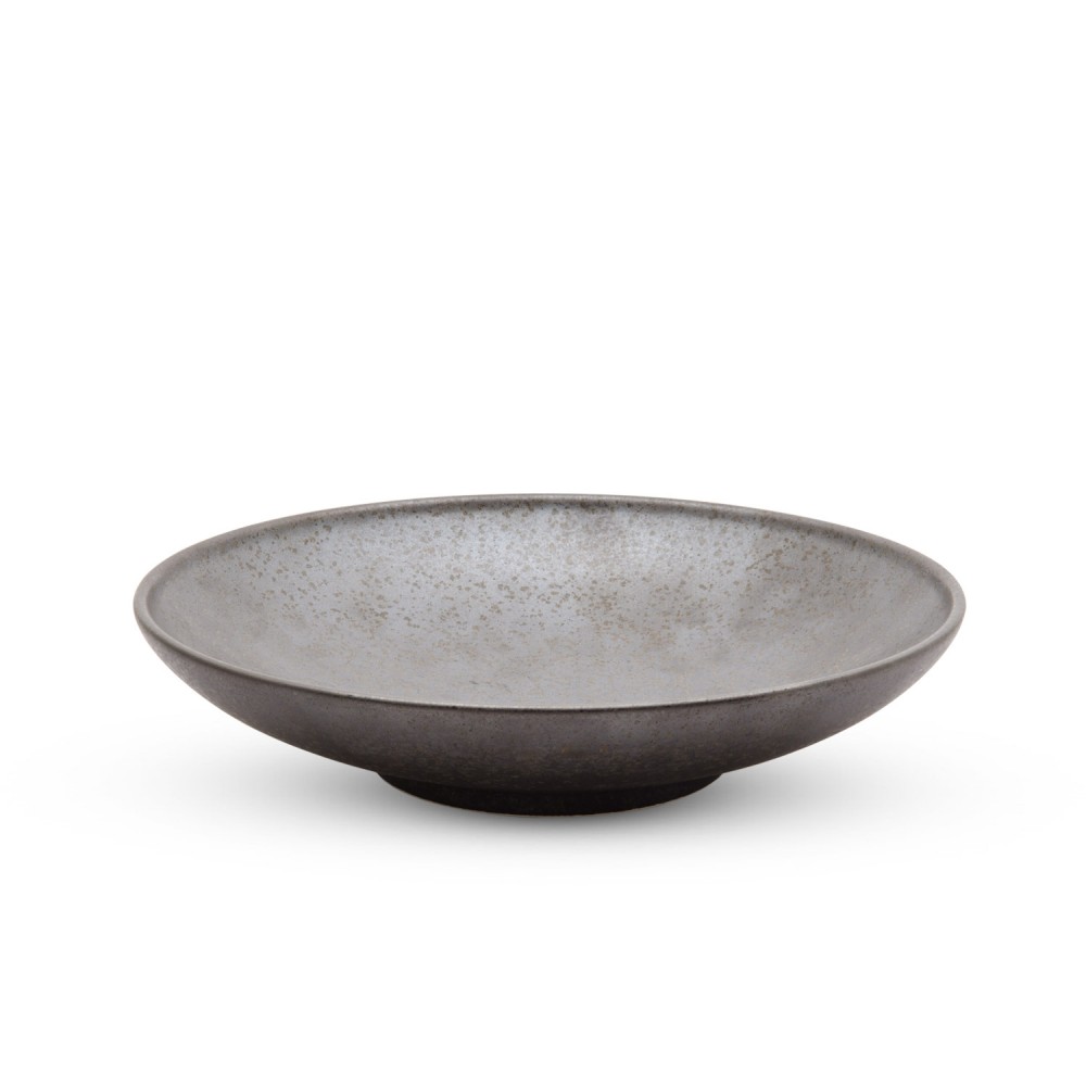 Miroku Black Coupe Shallow Bowl