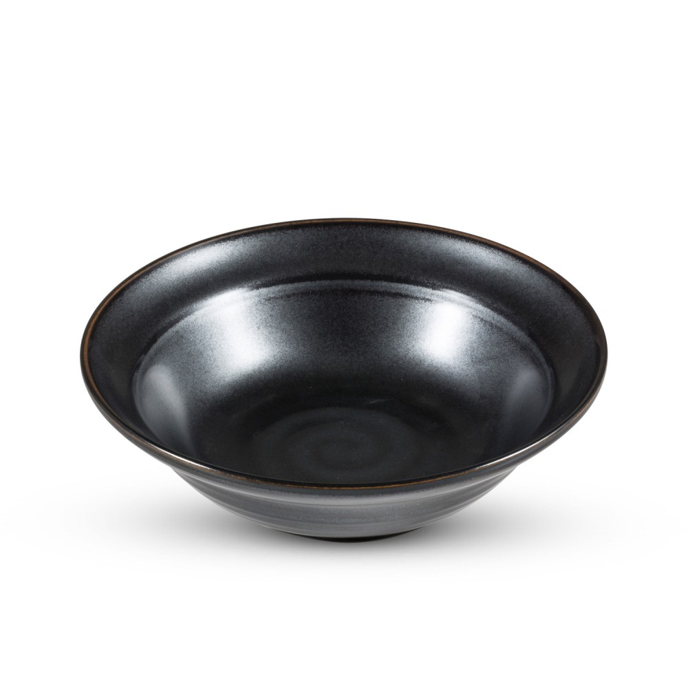 Tessa Black Round Bowl