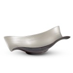 Ameyu Waved Rectangular Silver Bowl, JBWL-322