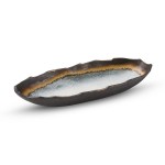 Kasumi Gray Oval Bowl