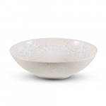 Saku White Round Bowl