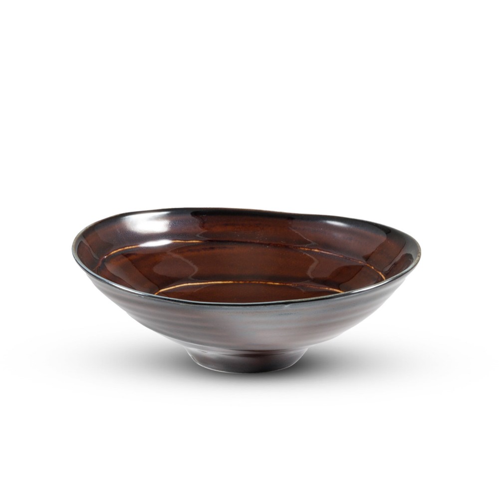 Amber Brown Oval Bowl, JBWL-367