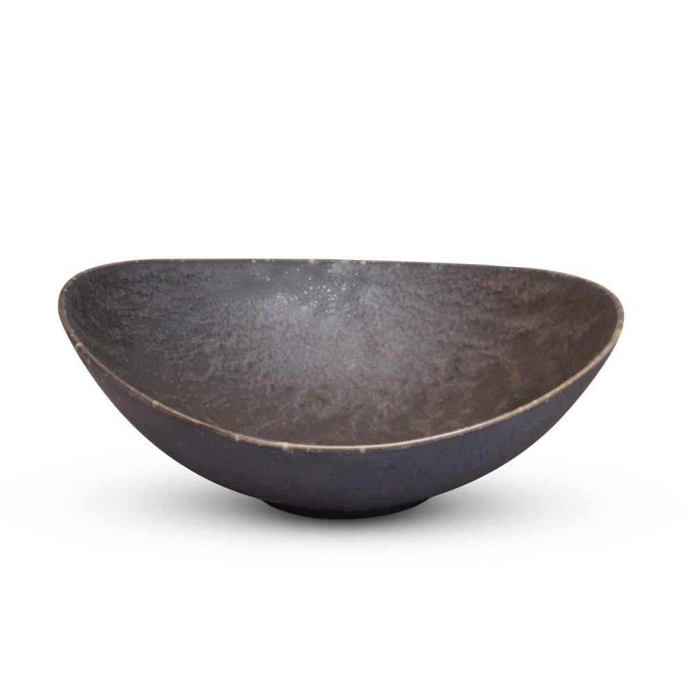 Kinkessho Bronze Oval Bowl