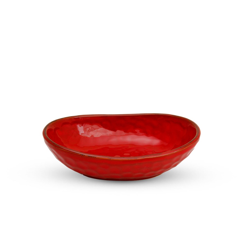 Siena Red Oval Bowl