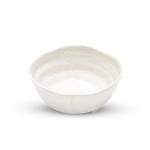 White Footed Round Bowl