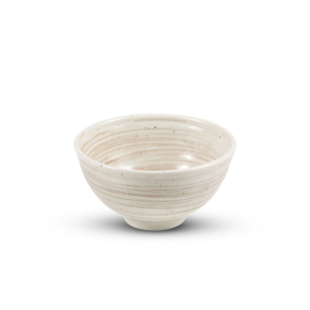 Hake White Brushstroke Bowl