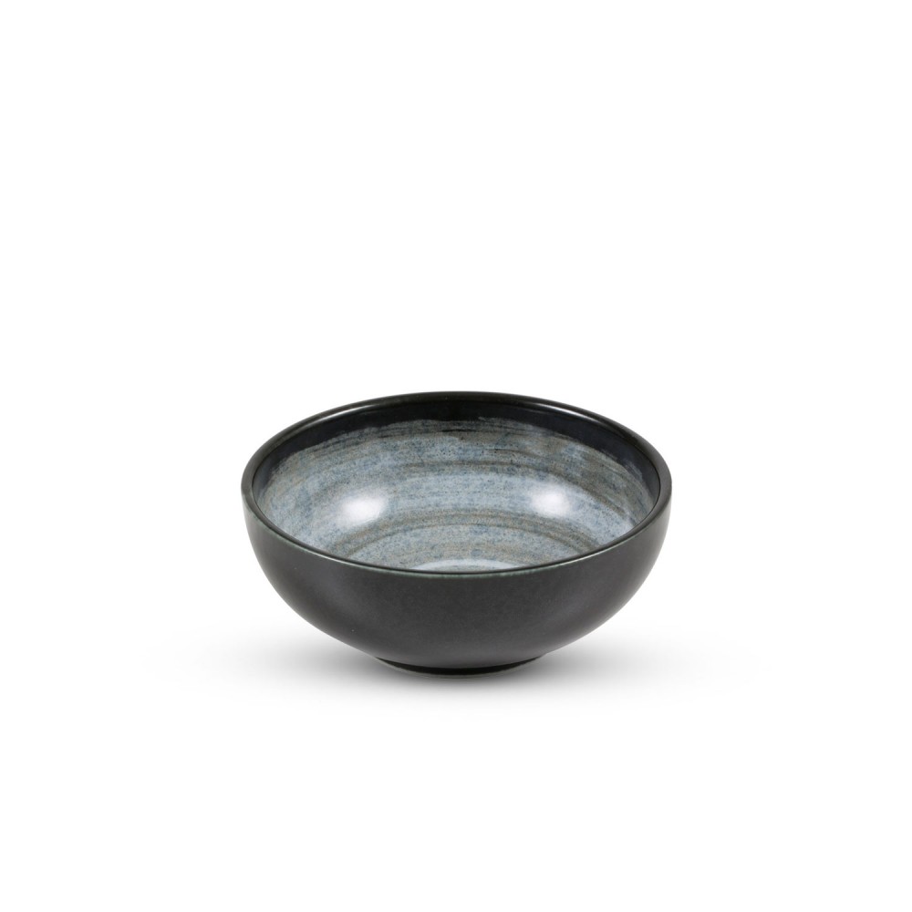 Black Snow Round Bowl