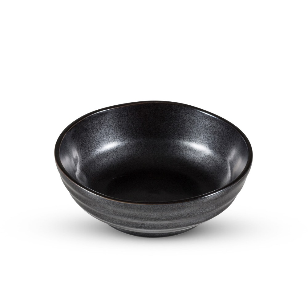 Tessa Black Round Bowl