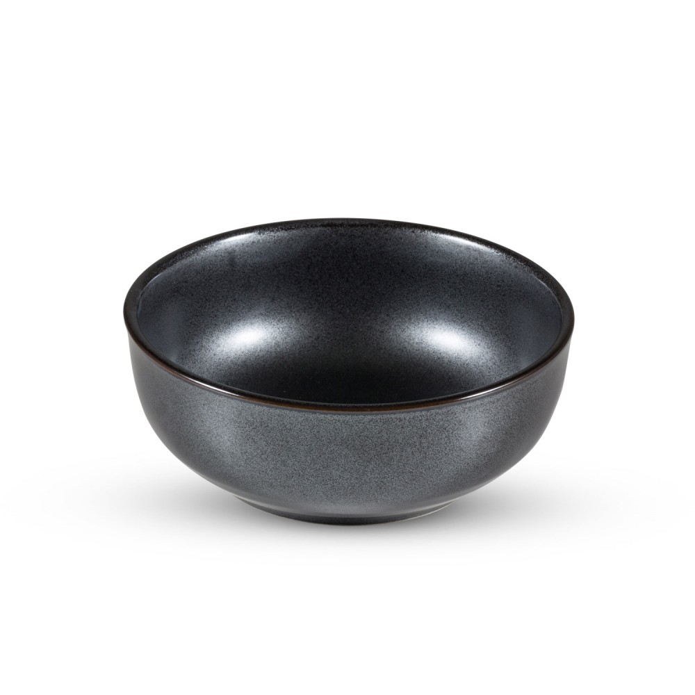 Tessa Black Round Bowl