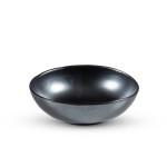 Tessa Black Oval Bowl