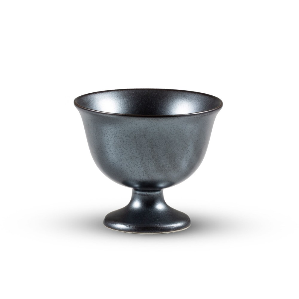 Tessa Black Footed Small Bowl