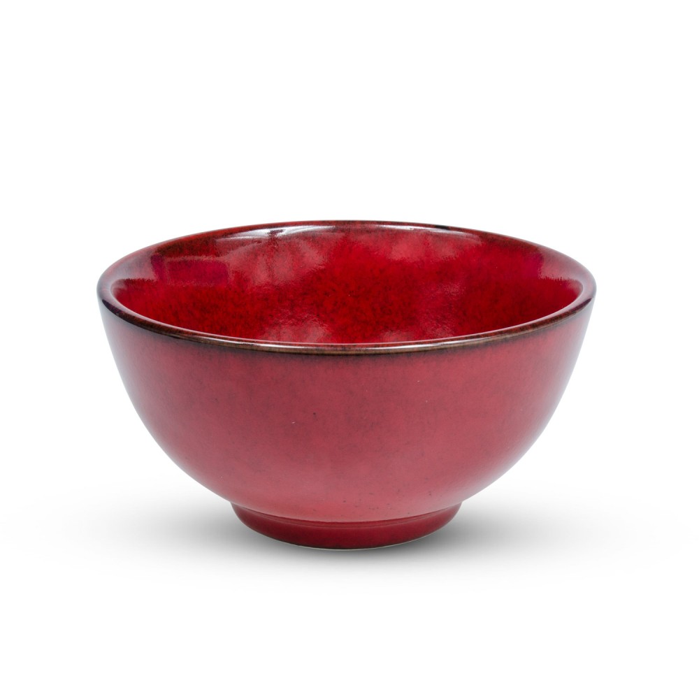 Fusion Red Round Bowl