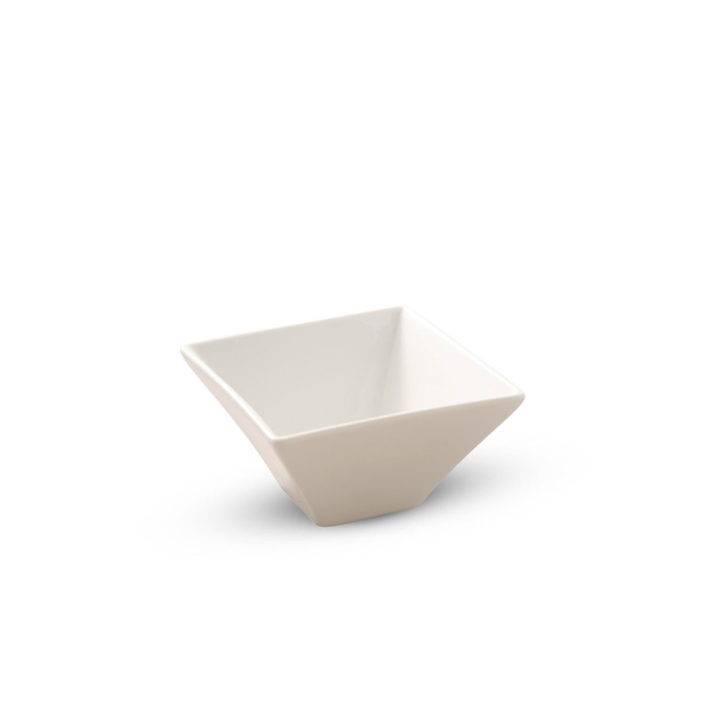 Korin Fusion White Square Deep Bowl