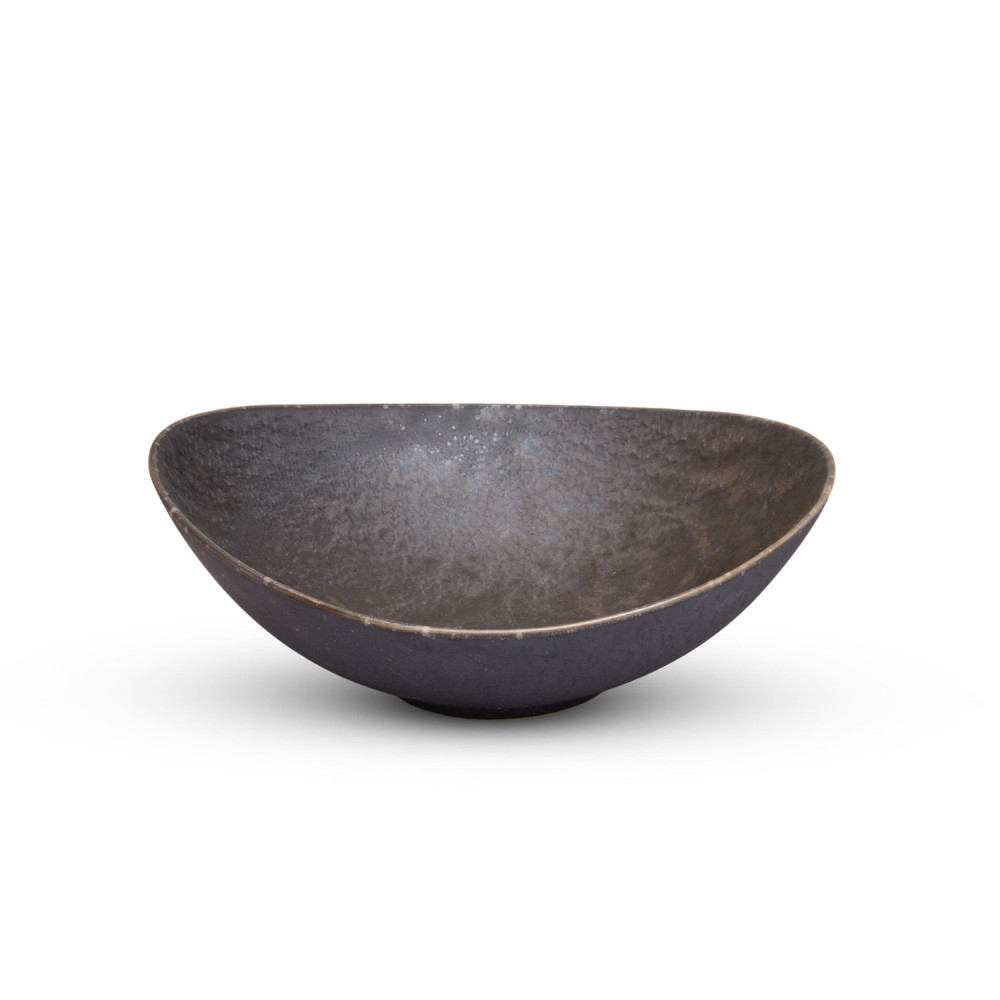 Kinkessho Bronze Oval Bowl