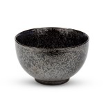 Moss Black Round Bowl